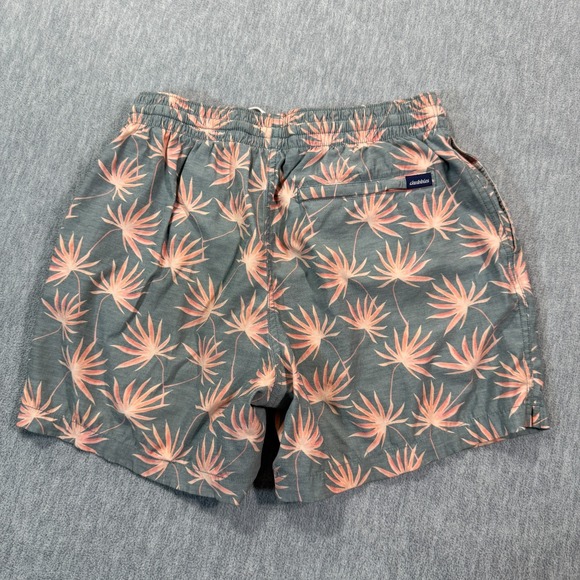 Chubbies Shorts Men S Green Pink Floral 5.5" Inseam Swim Mesh Lined - Picture 4 of 6